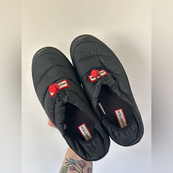 HUNTER IN/OUT SLIPPER Men’s Size 8 Black - Picture 6 of 9